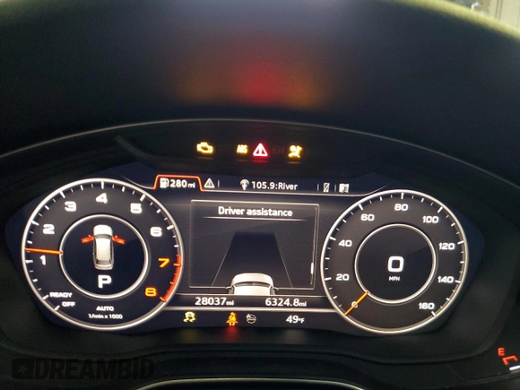 2019 Audi A4 allroad Premium Plus z VIN WA18NAF44KA037404, wystawiony jako Copart lot #37731484 z przebiegiem 28 037 mil mil oraz . Historia ofert i sprzedaży dostępna na DreamBid. Obrazek 9.