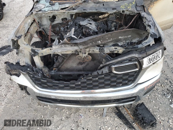 2025 Ram 1500 Big Horn with VIN 1C6SRFFPXSN583907, listed as a Copart auction lot 87313124 with 0 mi miles and Non Repairable. Bid and sale history available at carsss.com. Image 11.