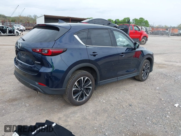 2022 Mazda CX-5 2.5 S Premium Plus Package with VIN JM3KFBEM1N0527915, listed as a IAAI auction lot 41942476 with 40,145 mi miles. Bid and sale history available at carsss.com. Image 4.