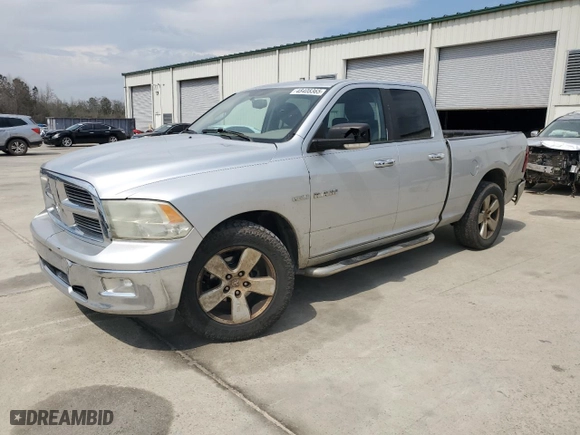 2010 Dodge Ram 1500 SLT with VIN 1D7RB1GT4AS139115, listed as a Copart auction lot 48408365 with 331,235 mi miles and Salvage Title. Bid and sale history available at carsss.com. Image 1.