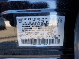 2024 Nissan Sentra S with VIN 3N1AB8BV3RY235455, listed as a Copart auction lot 46462465 with 20,589 mi miles and Salvage Title. Bid and sale history available at carsss.com. Image 12.