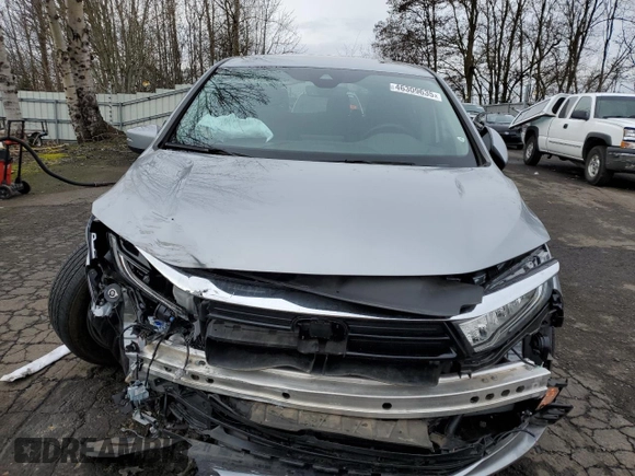 2023 Honda Odyssey Touring with VIN 5FNRL6H85PB063280, listed as a Copart auction lot 46309635 with 19,387 mi miles and Salvage Title. Bid and sale history available at DreamBid. Image 5.