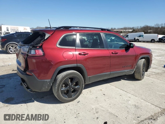 2019 Jeep Cherokee Altitude with VIN 1C4PJMLN4KD334814, listed as a Copart auction lot 47432485 with 105,536 mi miles and Salvage Title. Bid and sale history available at DreamBid. Image 3.