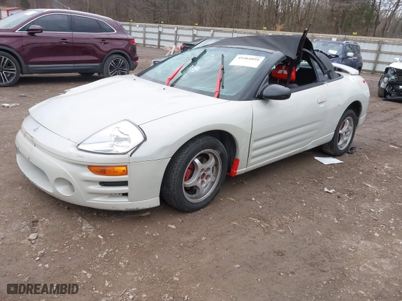 2004 Mitsubishi Eclipse GS with VIN 4A3AE45G64E047445, listed as a IAAI auction lot 41464891 with 207,262 mi miles. Bid and sale history available at carsss.com. Image 2.