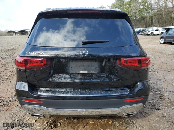 2020 Mercedes-Benz GLB with VIN W1N4M4GB3LW057906, listed as a Copart auction lot 47321045 with 48,031 mi miles and Salvage Title. Bid and sale history available at carsss.com. Image 6.