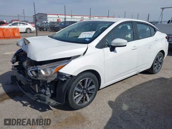 2022 Nissan Versa SV z VIN 3N1CN8EV4NL839437, wystawiony jako IAAI lot #42020629 z przebiegiem 46 138 mil mil oraz . Historia ofert i sprzedaży dostępna na DreamBid. Obrazek 18.