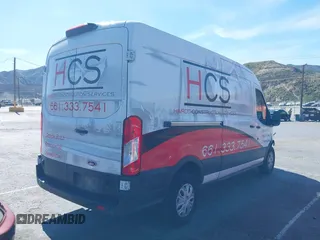 2019 Ford Transit with VIN 1FTYR2CM3KKA87418, listed as a IAAI auction lot 42078907 with 78,075 mi miles. Bid and sale history available at carsss.com. Image 4.
