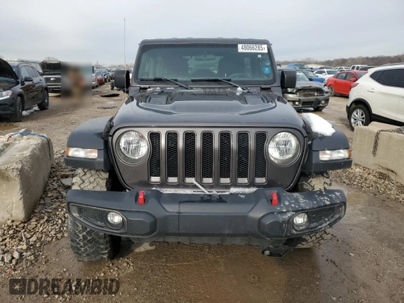 2018 Jeep Wrangler Unlimited Rubicon with VIN 1C4HJXFG7JW167144, listed as a Copart auction lot 48066285 with 132,399 mi miles and Salvage title. Bid and sale history available at DreamBid. Image 5.