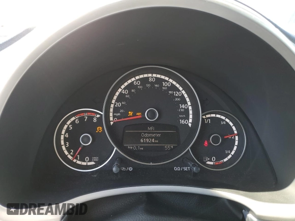 2015 Volkswagen Beetle 1.8T with VIN 3VW517AT8FM810709, listed as a Copart auction lot 48065314 with 61,924 mi miles and Salvage title. Bid and sale history available at DreamBid. Image 9.