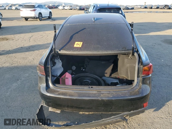 2017 Lexus IS 350 with VIN JTHBE1D27H5030444, listed as a Copart auction lot 88702055 with 160,405 mi miles and Salvage Title. Bid and sale history available at DreamBid. Image 6.