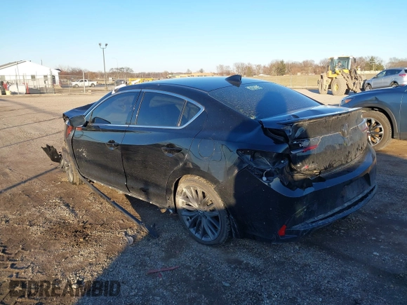 2020 Acura ILX w/Premium/A-SPEC Pkg with VIN 19UDE2F87LA011377, listed as a IAAI auction lot 41258801 with 59,879 mi miles. Bid and sale history available at carsss.com. Image 3.