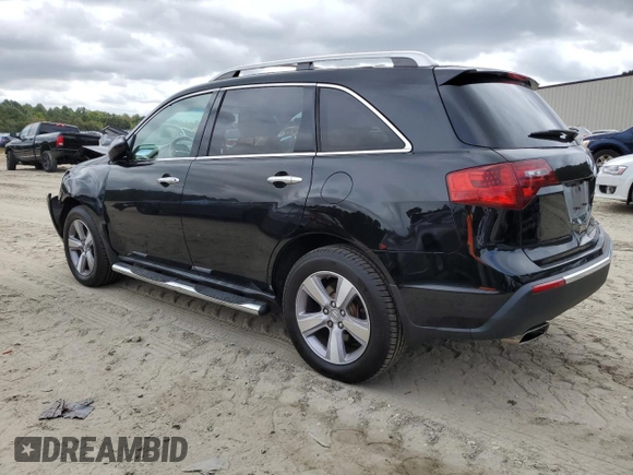 2013 Acura MDX Tech Pkg with VIN 2HNYD2H32DH522707, listed as a Copart auction lot 73629934 with 177,524 mi miles and Salvage Title. Bid and sale history available at carsss.com. Image 2.