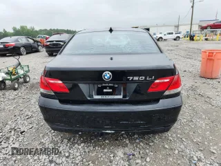 2008 BMW 7 Series 750Li with VIN WBAHN83568DT78626, listed as a Copart auction lot 60956495 with 87,600 mi miles and Clean title. Bid and sale history available at DreamBid. Image 6.