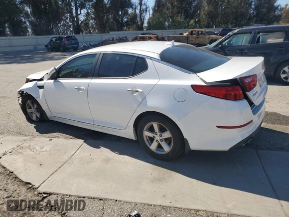 2015 Kia Optima LX with VIN KNAGM4A7XF5563118, listed as a Copart auction lot 50168315 with 111,042 mi miles and Salvage Title. Bid and sale history available at carsss.com. Image 2.