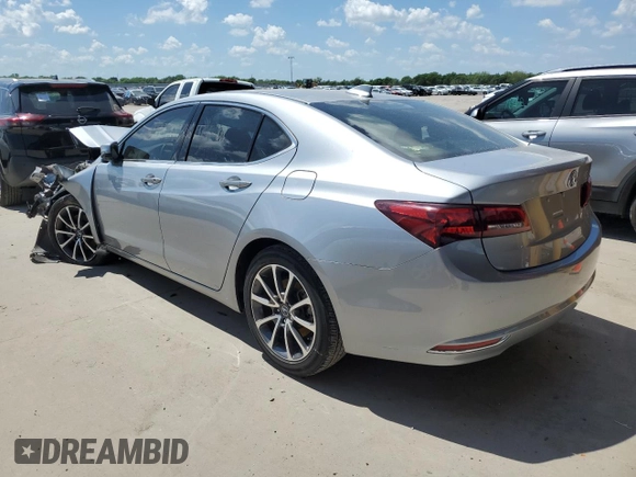 2017 Acura TLX V6 w/Technology Pkg with VIN 19UUB2F55HA006491, listed as a Copart auction lot 53996045 with 99,999 mi miles and Clean title. Bid and sale history available at DreamBid. Image 2.