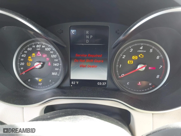 2019 Mercedes-Benz GLC with VIN WDC0G4JB3KV150851, listed as a IAAI auction lot 41835987 with 1 mi miles. Bid and sale history available at carsss.com. Image 7.