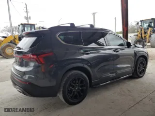 2022 Hyundai Santa Fe SEL with VIN 5NMS64AJ4NH424603, listed as a Copart auction lot 51978285 with 52,682 mi miles and Salvage Title. Bid and sale history available at carsss.com. Image 3.