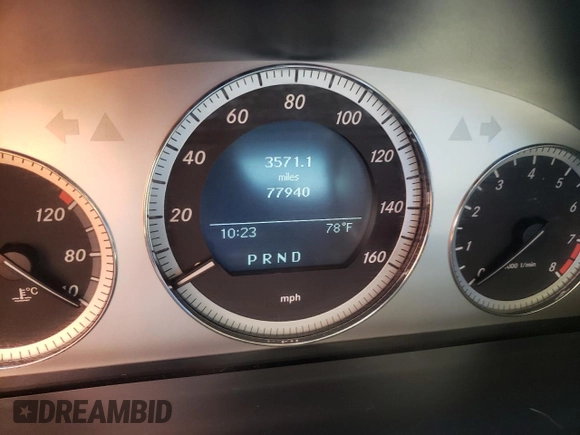 2010 Mercedes-Benz GLK 350 with VIN WDCGG8HB3AF419919, listed as a Copart auction lot 76684324 with 77,940 mi miles and Salvage Title. Bid and sale history available at DreamBid. Image 9.