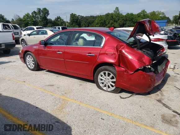 2011 Buick Lucerne CXL with VIN 1G4HC5EM0BU151754, listed as a Copart auction lot 62826543 with 135,035 mi miles and Salvage Title. Bid and sale history available at carsss.com. Image 2.