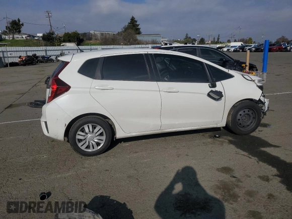 2016 Honda Fit LX with VIN JHMGK5H51GX008405, listed as a Copart auction lot 89374675 with Not Provided miles and Salvage Title. Bid and sale history available at DreamBid. Image 3.