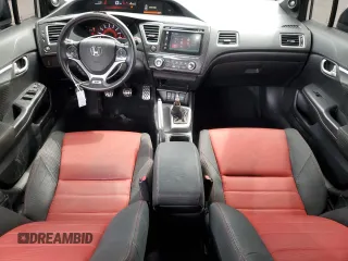 2015 Honda Civic Sedan Si with VIN 2HGFB6E5XFH703977, listed as a Copart auction lot 47196415 with 107,534 mi miles and Salvage Title. Bid and sale history available at carsss.com. Image 8.