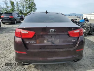 2015 Kia Optima LX with VIN 5XXGM4A72FG352039, listed as a Copart auction lot 54648345 with 126,898 mi miles and Salvage Title. Bid and sale history available at carsss.com. Image 6.