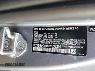 2021 Toyota GR Supra 3.0 with VIN WZ1DB0C04MW038391, listed as a Copart auction lot 83372814 with 0 mi miles and Salvage Title. Bid and sale history available at carsss.com. Image 14.