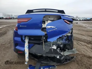 2020 Jaguar I-PACE S with VIN SADHB2S15L1F78891, listed as a Copart auction lot 43526755 with 0 mi miles and Salvage Title. Bid and sale history available at carsss.com. Image 6.