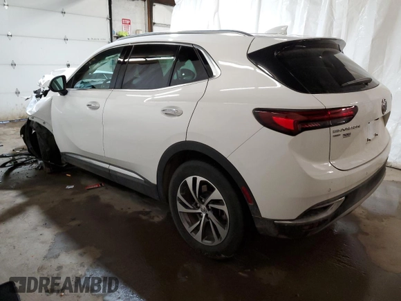 2022 Buick Envision Essence with VIN LRBFZPR40ND051141, listed as a Copart auction lot 44046575 with Not Provided miles and Salvage Title. Bid and sale history available at carsss.com. Image 2.