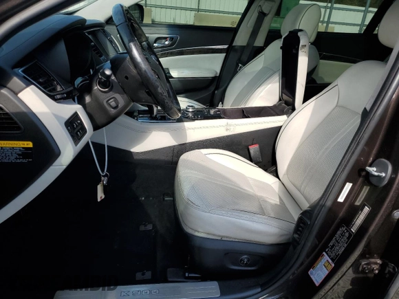 2015 Kia K900 Luxury with VIN KNALW4D48F6022332, listed as a Copart auction lot 75312254 with 167,589 mi miles and Salvage Title. Bid and sale history available at carsss.com. Image 7.