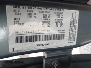 2002 Volvo V70 with VIN YV1SZ58D521073150, listed as a IAAI auction lot 42149444 with Not Provided miles and . Bid and sale history available at DreamBid. Image 9.