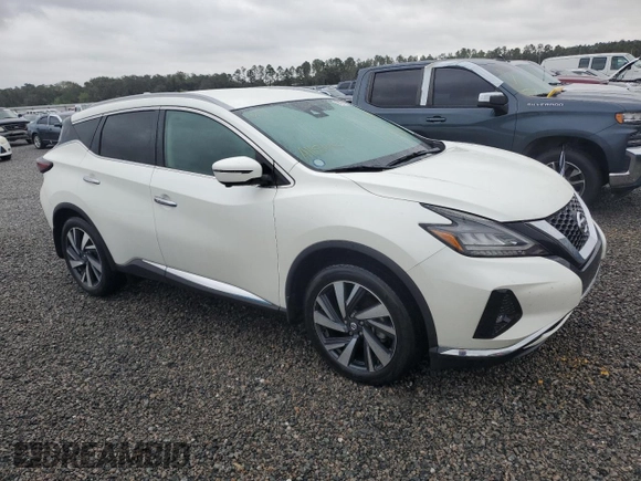 2022 Nissan Murano SL with VIN 5N1AZ2CJ8NC109530, listed as a Copart auction lot 81271994 with 19,772 mi miles and Salvage Title. Bid and sale history available at carsss.com. Image 4.