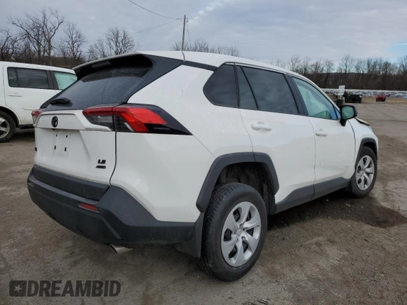 2024 Toyota RAV4 LE with VIN 2T3F1RFV6RC470591, listed as a Copart auction lot 88270555 with 0 mi miles and Salvage Title. Bid and sale history available at carsss.com. Image 3.