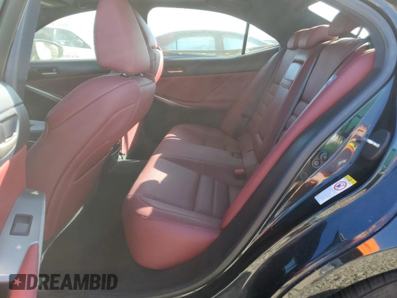 2017 Lexus IS with VIN JTHBA1D28H5042310, listed as a Copart auction lot 46714305 with 80,085 mi miles and Salvage Title. Bid and sale history available at carsss.com. Image 10.