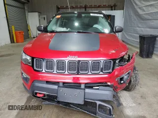 2018 Jeep Compass Trailhawk with VIN 3C4NJDDB6JT147885, listed as a Copart auction lot 55632365 with Not provided miles and Salvage title. Bid and sale history available at DreamBid. Image 5.