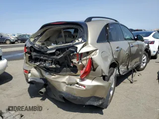 2005 Infiniti FX35 with VIN JNRAS08W15X217708, listed as a Copart auction lot 68580594 with 0 mi miles and Salvage Title. Bid and sale history available at carsss.com. Image 3.