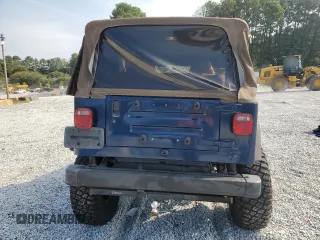 2001 Jeep Wrangler Sport with VIN 1J4FA49S41P335459, listed as a Copart auction lot 72831244 with 161,464 mi miles and Salvage Title. Bid and sale history available at carsss.com. Image 6.