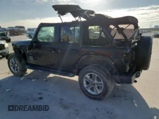 2020 Jeep Wrangler Unlimited Sahara with VIN 1C4HJXEN0LW168087, listed as a Copart auction lot 48048495 with 73,750 mi miles and Salvage Title. Bid and sale history available at carsss.com. Image 2.