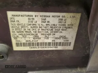 1999 Nissan Altima XE with VIN 1N4DL01DXXC204166, listed as a Copart auction lot 53478785 with 138,172 mi miles and Salvage Title. Bid and sale history available at carsss.com. Image 12.