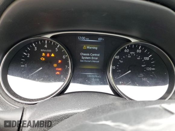 2015 Nissan Rogue SL with VIN 5N1AT2MV2FC773486, listed as a Copart auction lot 58718965 with 146,969 mi miles and Salvage title. Bid and sale history available at DreamBid. Image 9.