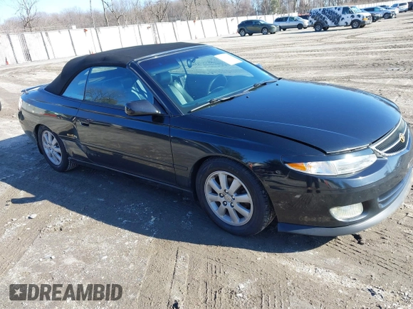 2001 Toyota Solara SE with VIN 2T1FF28PX1C524849, listed as a IAAI auction lot 41607318 with 167,524 mi miles and . Bid and sale history available at carsss.com. Image 1.