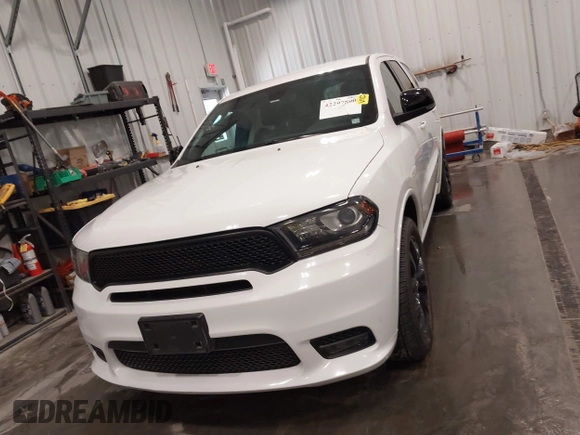 2020 Dodge Durango GT Plus with VIN 1C4RDJDG0LC161766, listed as a IAAI auction lot 42297800 with 102,613 mi miles and . Bid and sale history available at DreamBid. Image 12.