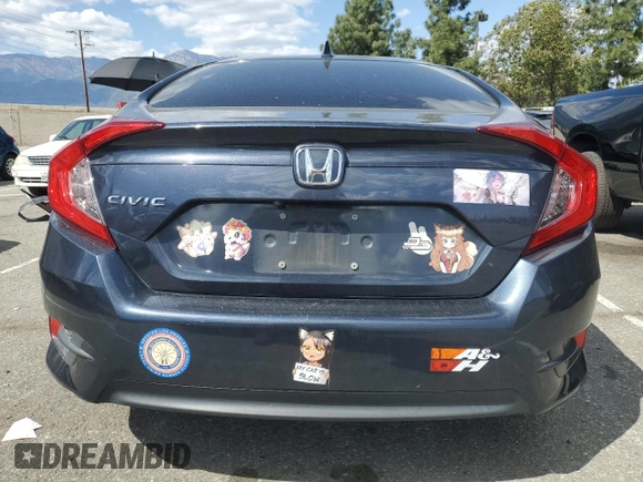 2018 Honda Civic EX с VIN 2HGFC2F72JH600406, выставлен на аукционе Copart как лот 52011455 с пробегом 155 666 миль миль и Списание • Salvage title. История ставок и продаж доступна на DreamBid. Изображение 6.