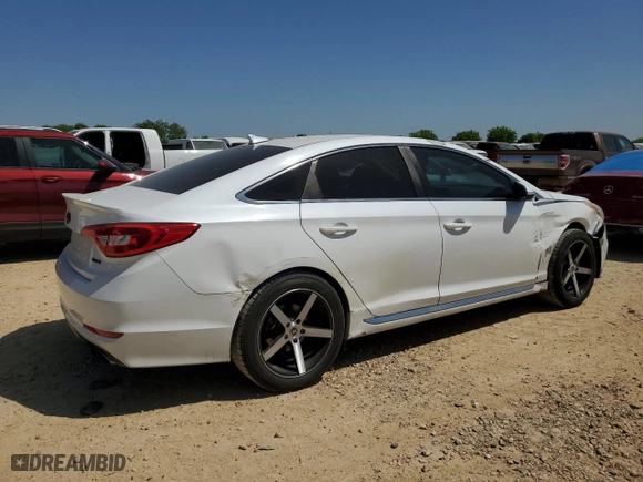 2016 Hyundai Sonata 2.4L Sport with VIN 5NPE34AF1GH292617, listed as a Copart auction lot 52533555 with 104,999 mi miles and Salvage Title. Bid and sale history available at carsss.com. Image 3.