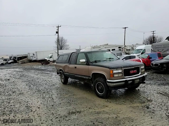 1994 GMC Sierra 2500 with VIN 1GTFK29K3RE546604, listed as a Copart auction lot 83989774 with 191,060 mi miles and Salvage Title. Bid and sale history available at carsss.com. Image 10.