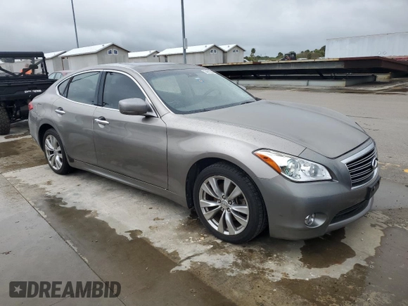 2012 Infiniti M37 with VIN JN1BY1AP9CM333056, listed as a Copart auction lot 74810944 with 212,631 mi miles and Salvage Title. Bid and sale history available at carsss.com. Image 4.