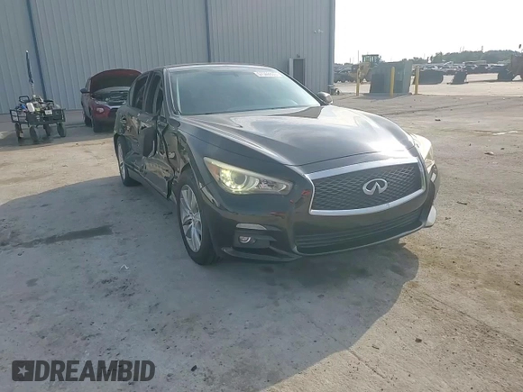 2014 Infiniti Q50 Hybrid Premium z VIN JN1AV7AP7EM690200, wystawiony jako Copart lot #57502835 z przebiegiem 144 447 mil mil oraz Nie do naprawy. Historia ofert i sprzedaży dostępna na DreamBid. Obrazek 13.