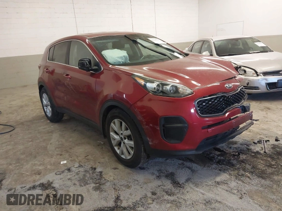 2018 Kia Sportage LX with VIN KNDPM3AC4J7449705, listed as a IAAI auction lot 41640305 with 74,292 mi miles and . Bid and sale history available at carsss.com. Image 1.