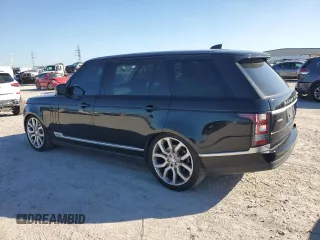 2017 Land Rover Range Rover with VIN SALGS5FE3HA339374, listed as a Copart auction lot 80572104 with 129,795 mi miles and Clean title. Bid and sale history available at DreamBid. Image 2.