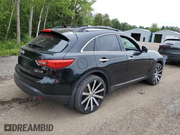 2015 Infiniti QX70 с VIN JN8CS1MW9FM481478, выставлен на аукционе Copart как лот 63108685 с пробегом 159 479 миль миль и Чистый • Clean title. История ставок и продаж доступна на DreamBid. Изображение 3.